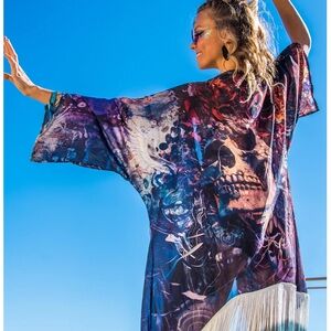 WARRIOR WITHIN DESIGNS “Santa Clara” Kimono by ANDROID JONES